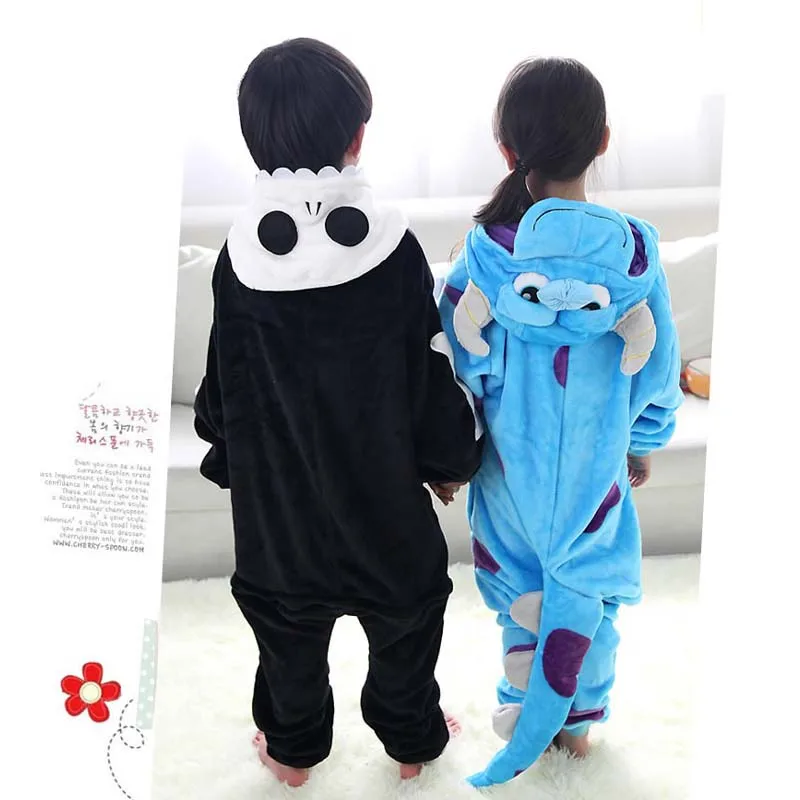 Kigurumi Onesie Animal Sulley Human Skeleton Pajamas