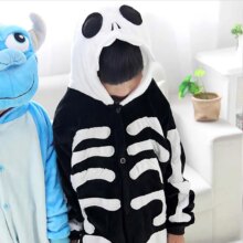 Kigurumi Onesie Animal Sulley Human Skeleton Pajamas Kigurumi Onesie Animal Sulley Human Skeleton Pajamas