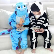 Kigurumi Onesie Animal Sulley Human Skeleton Pajamas Kigurumi Onesie Animal Sulley Human Skeleton Pajamas