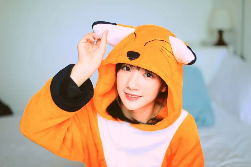 Fox Cartoon Kigurumi Onesies Long Sleeve Warm Pajamas Fox Cartoon Kigurumi Onesies Long Sleeve Warm Pajamas