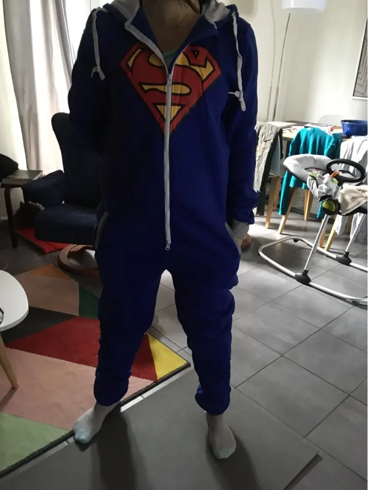 Batman Superman Onesie Sleepsuit Pajamas For Unisex Batman Superman Onesie Sleepsuit Pajamas For Unisex
