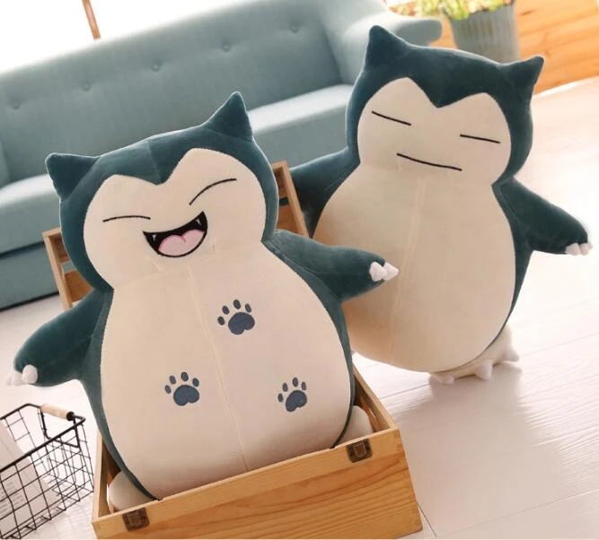 Anime Snorlax Pocket Monster Soft Stuffed Big Toy