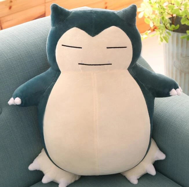Anime Snorlax Pocket Monster Soft Stuffed Big Toy