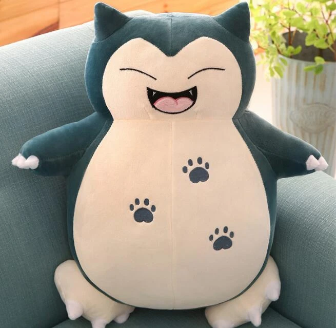 Anime Snorlax Pocket Monster Soft Stuffed Big Toy