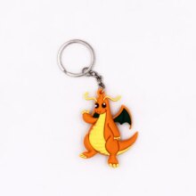 Dratini Eevee Snorlax Vulpix Dragonite Cartoon Figures PVC Keyrings Dratini Eevee Snorlax Vulpix Dragonite Cartoon Figures PVC Keyrings