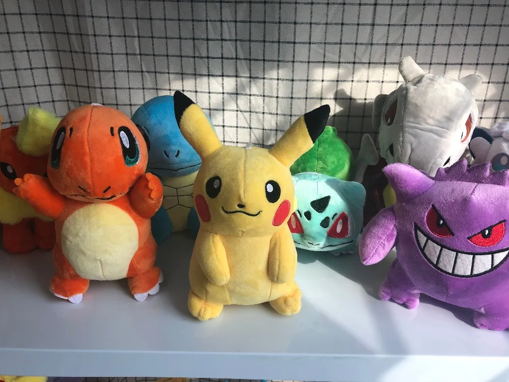 Pikachued Squirtle Charmander Bulbasaur Snorlax Stuffed Various Styles Doll