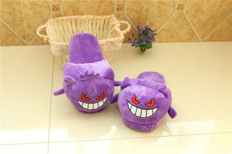 Anime Snorlax Unisex Warm Fluffy Slippers