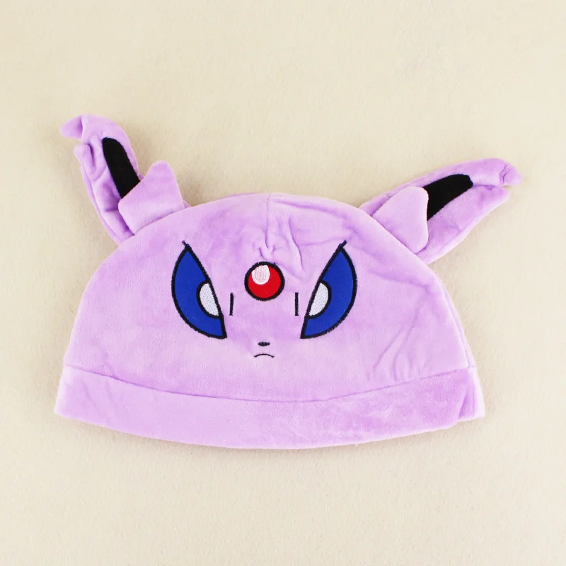 Kawaii Anime Snorlax Dragonite Eevee Gengar Plush Toy Cap