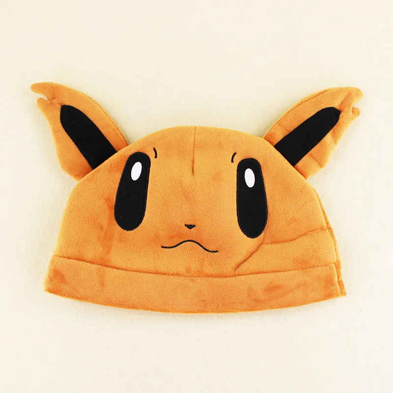 Kawaii Anime Snorlax Dragonite Eevee Gengar Plush Toy Cap