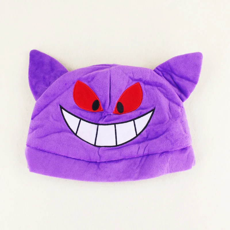 Kawaii Anime Snorlax Dragonite Eevee Gengar Plush Toy Cap