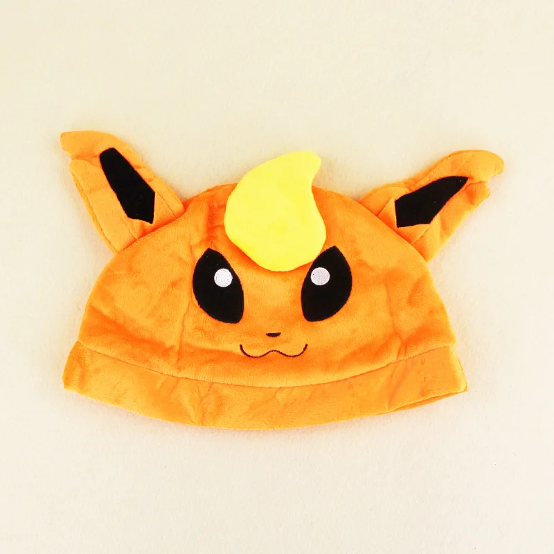 Kawaii Anime Snorlax Dragonite Eevee Gengar Plush Toy Cap
