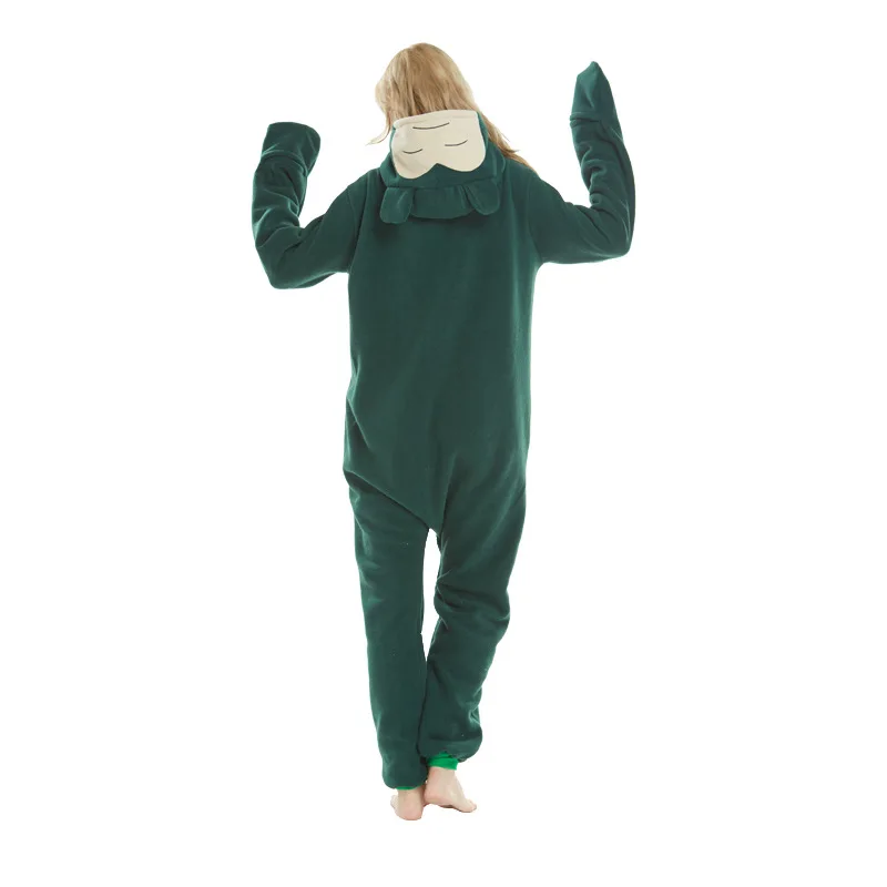 Anime Snorlax Kigurumi Onesies Fleece One-Piece Pajama For Unisex Anime Snorlax Kigurumi Onesies Fleece One-Piece Pajama For Unisex