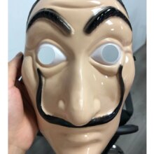 Dali Money Heist Plastic Masks For Halloween Party Dali Money Heist Plastic Masks For Halloween Party