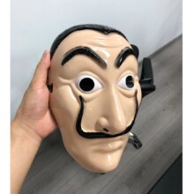Dali Money Heist Plastic Masks For Halloween Party Dali Money Heist Plastic Masks For Halloween Party