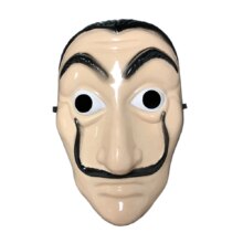 Dali Money Heist Plastic Masks For Halloween Party Dali Money Heist Plastic Masks For Halloween Party