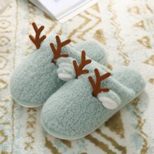 Christmas Antlers Plush Warm Ladies Shoes Christmas Antlers Plush Warm Ladies Shoes