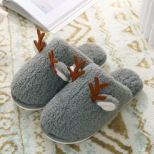 Christmas Antlers Plush Warm Ladies Shoes Christmas Antlers Plush Warm Ladies Shoes