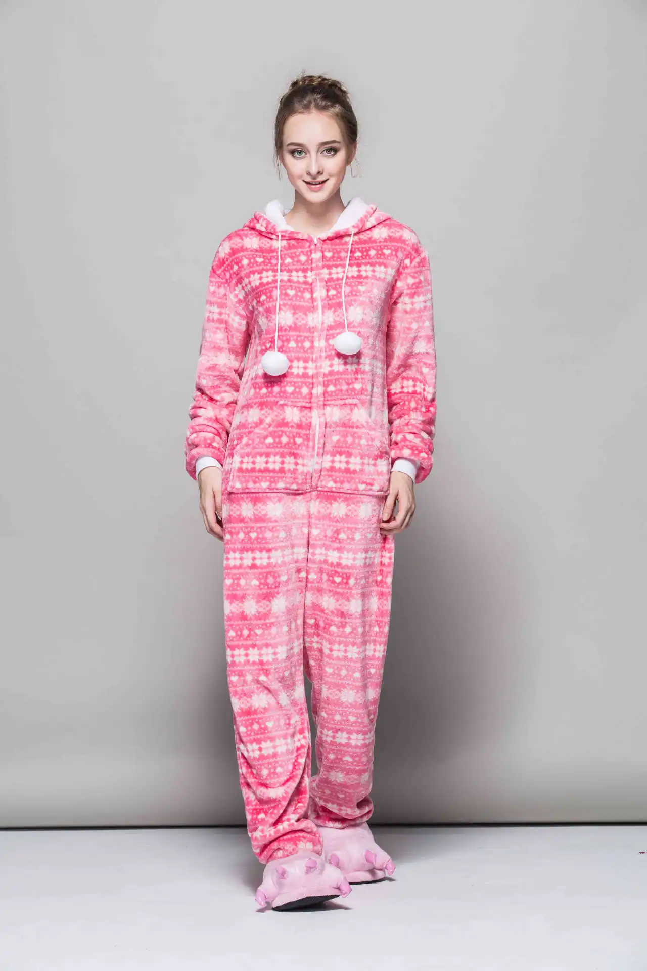 Christmas Style One-piece Pajamas Onesies for Women Christmas Style One-piece Pajamas Onesies for Women