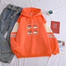 Anime Crayon Shin Chan Casual Fleece Hoodies Anime Crayon Shin Chan Casual Fleece Hoodies
