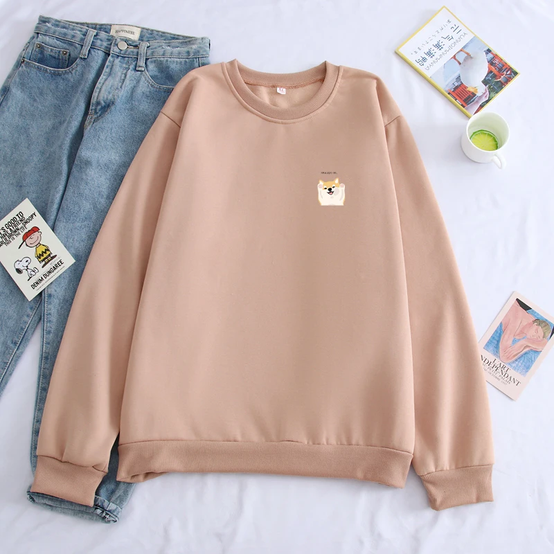 Kawaii Akita Shiba Inu Printed Sweatshirts