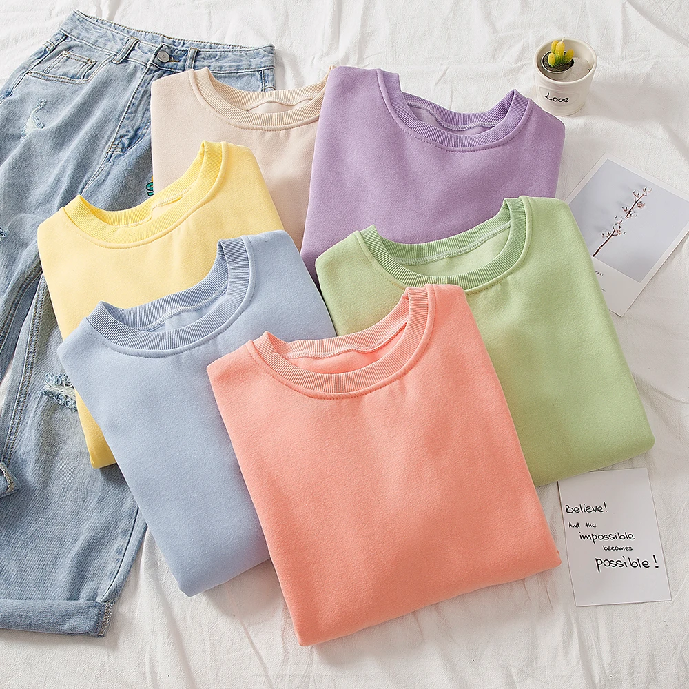 Cartoon Shiba Inu Print Harajuku Kawaii O-Neck Sweatshirt