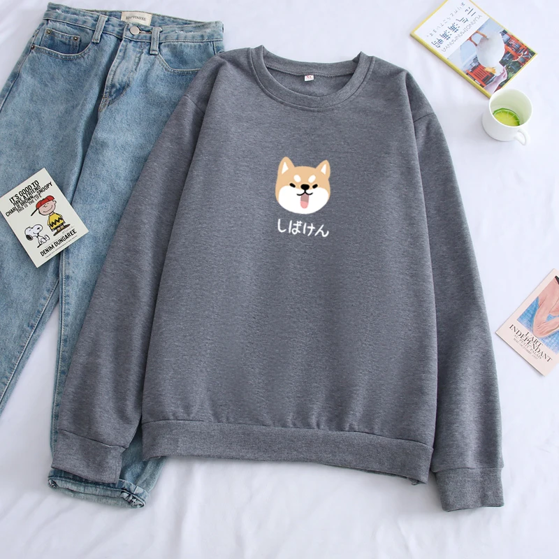 Shiba Inu Dog Kawaii Crewneck Sweatshirt