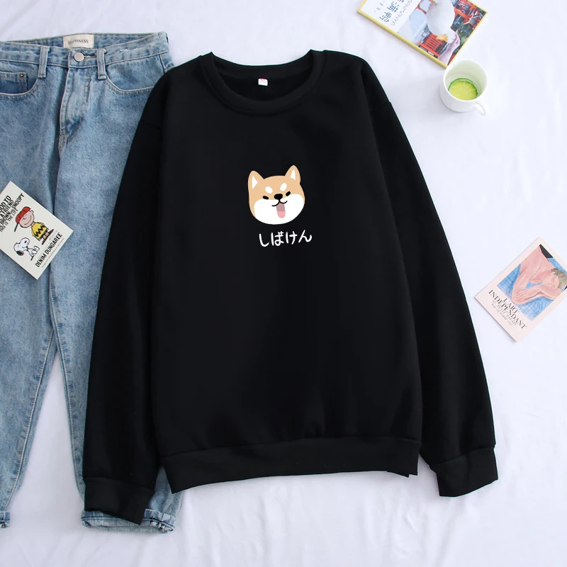 Shiba Inu Dog Kawaii Crewneck Sweatshirt