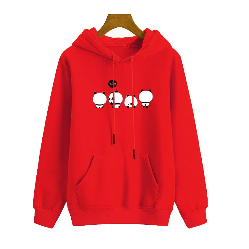 Kawaii Cartoon Panda Letter Print Oversized Hoodies Kawaii Cartoon Panda Letter Print Oversized Hoodies