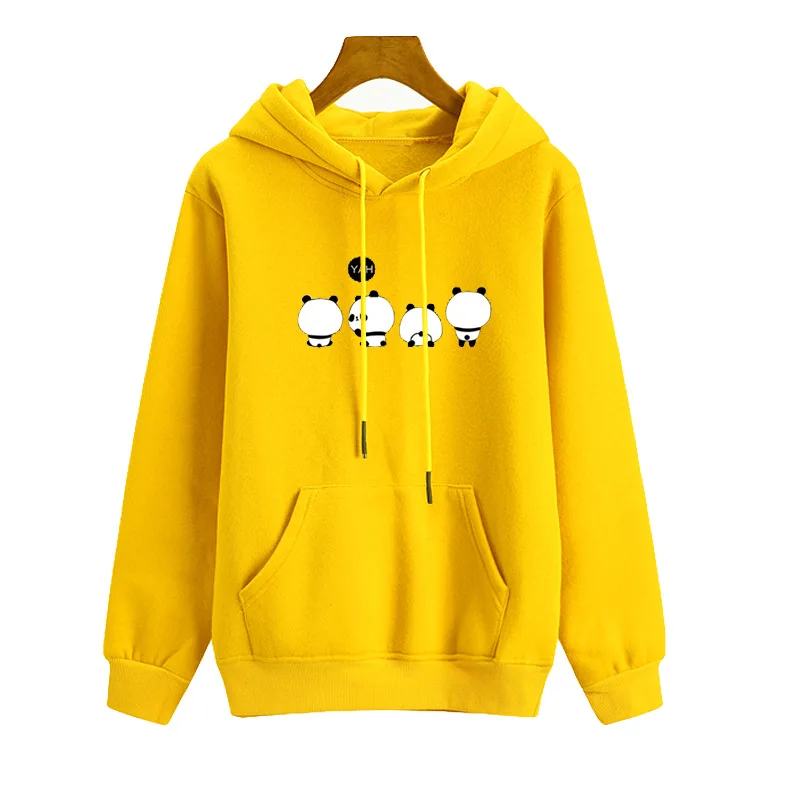 Kawaii Cartoon Panda Letter Print Oversized Hoodies Kawaii Cartoon Panda Letter Print Oversized Hoodies