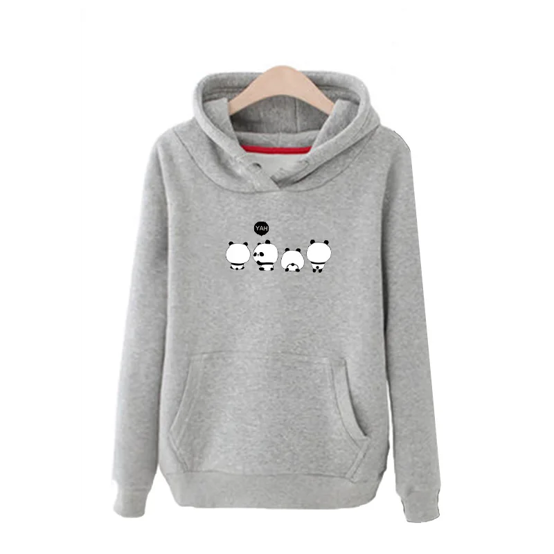 Kawaii Cartoon Panda Letter Print Oversized Hoodies Kawaii Cartoon Panda Letter Print Oversized Hoodies