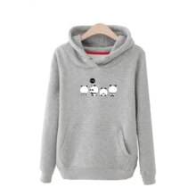 Kawaii Cartoon Panda Letter Print Oversized Hoodies Kawaii Cartoon Panda Letter Print Oversized Hoodies
