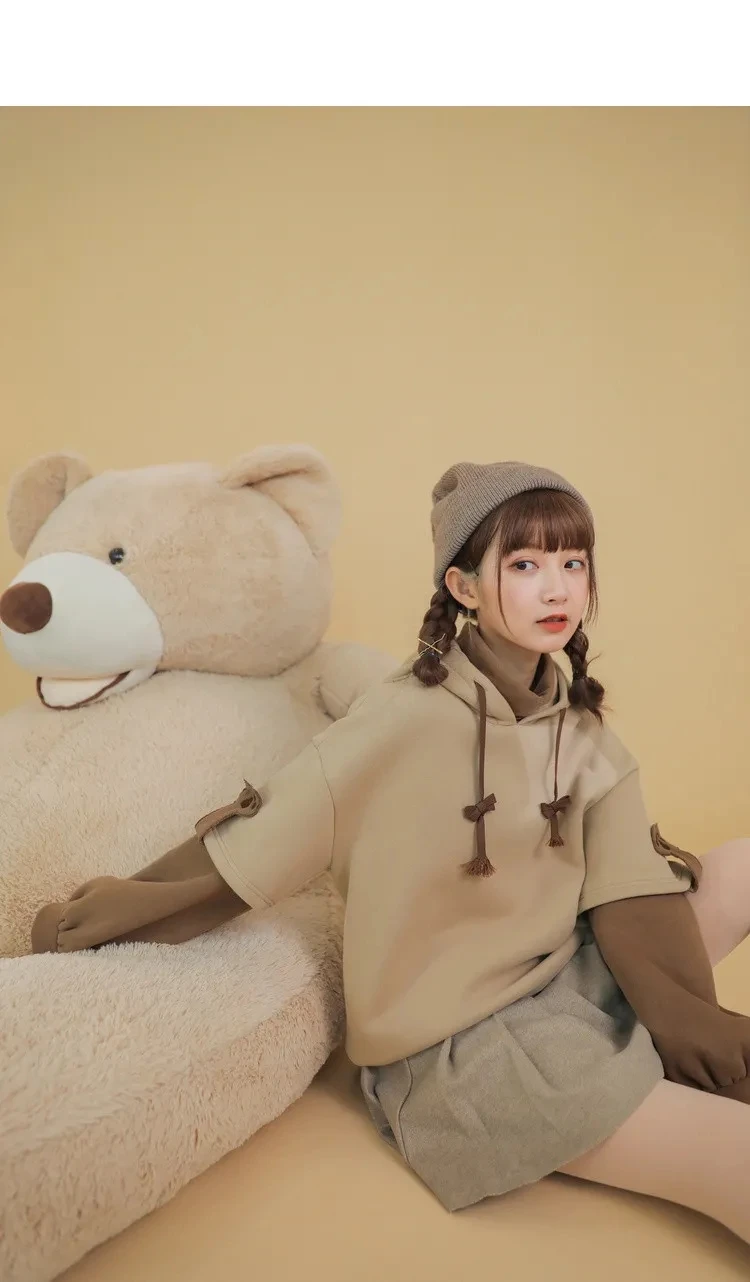 Anime Aesthetic Bear Harajuku Kawaii Crewneck & Long Sleeve Hoodie Anime Aesthetic Bear Harajuku Kawaii Crewneck & Long Sleeve Hoodie