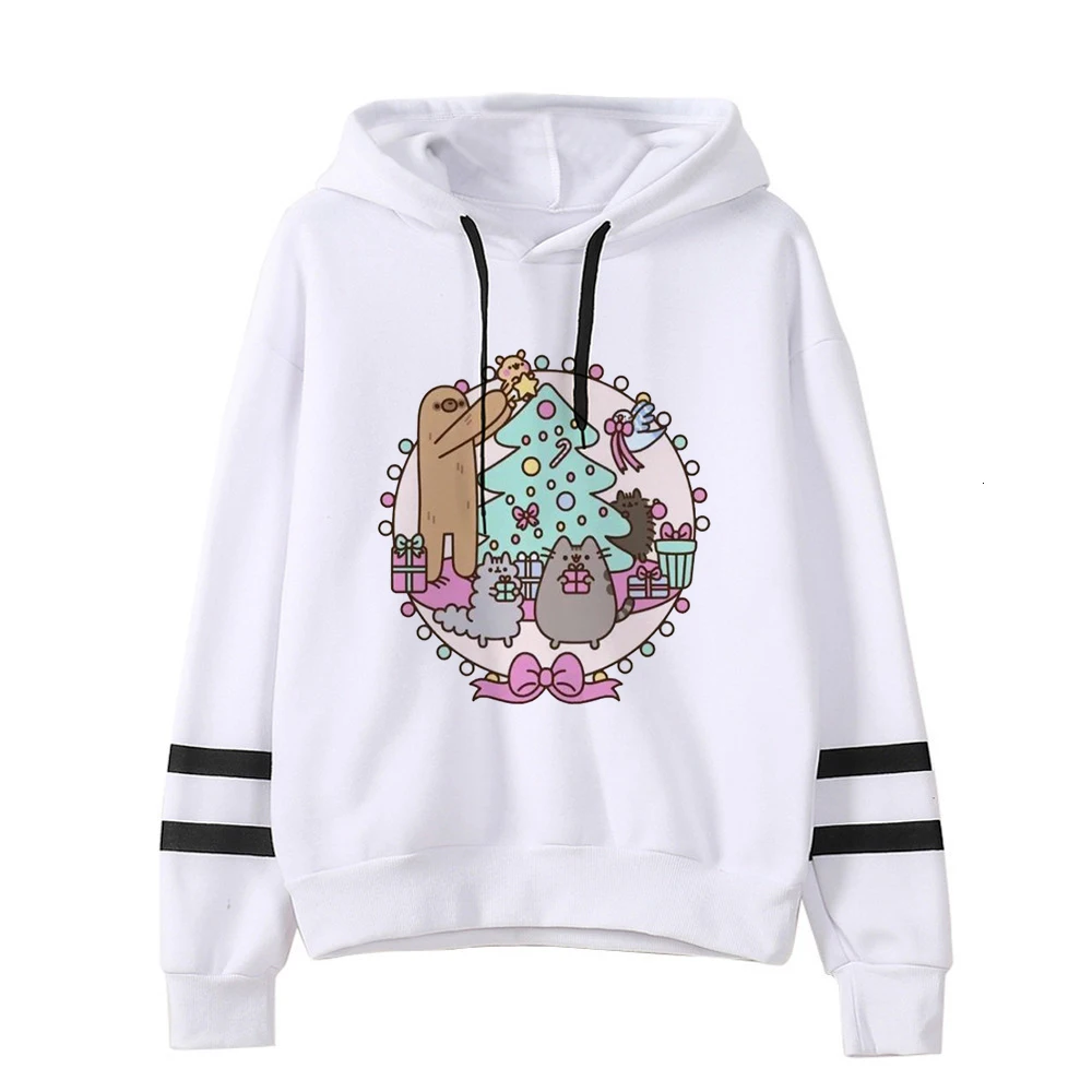 Kawaii Cat Cartoon Harajuku Casual Hoodies