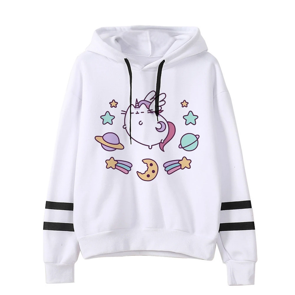 Kawaii Cat Cartoon Harajuku Casual Hoodies