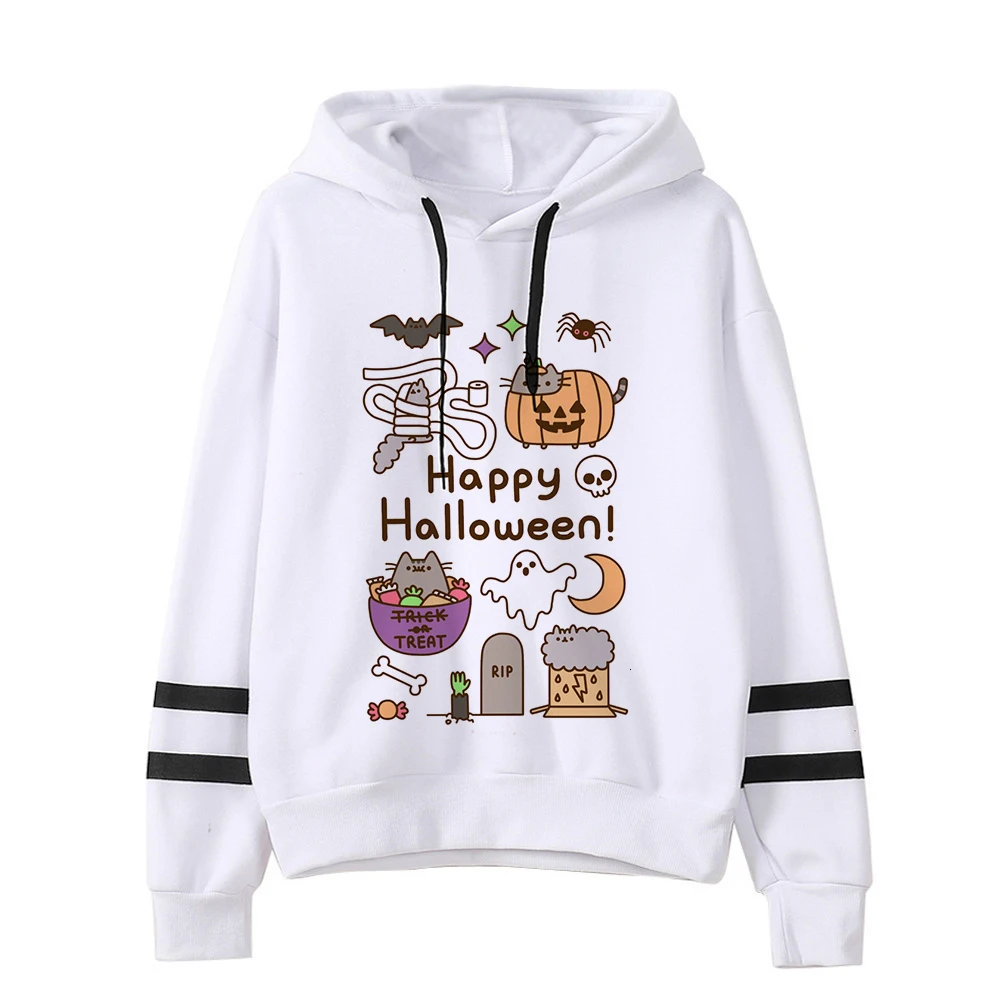 Kawaii Cat Cartoon Harajuku Casual Hoodies
