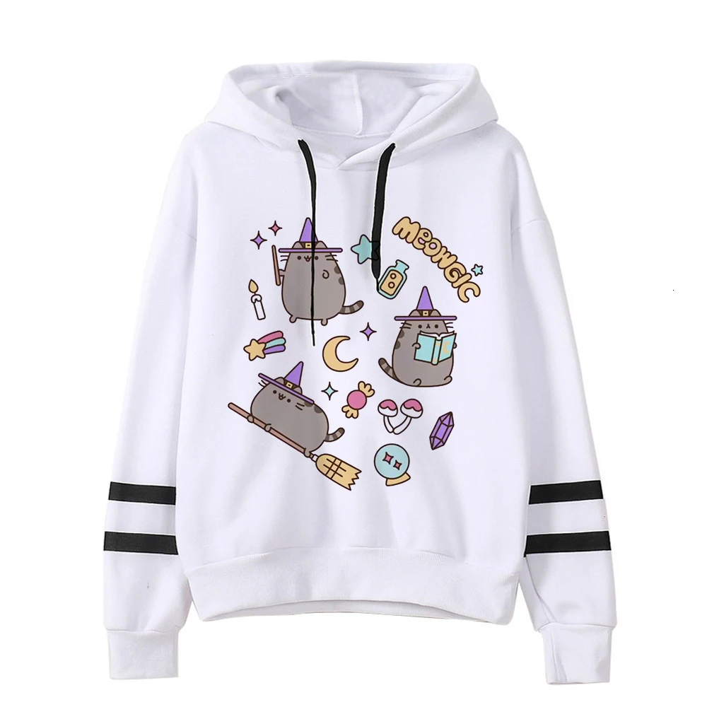 Kawaii Cat Cartoon Harajuku Casual Hoodies