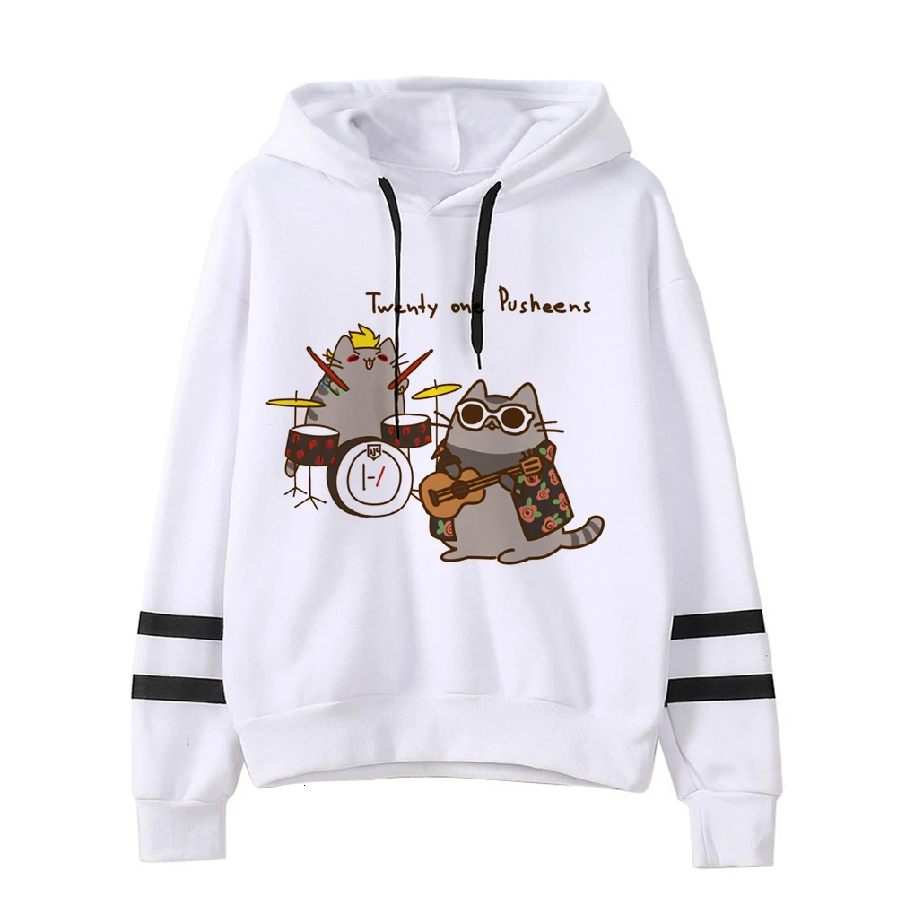 Kawaii Cat Cartoon Harajuku Casual Hoodies