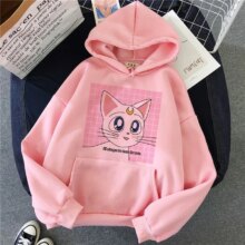 Anime Sailor Moon Kawaii Harajuku Ullzang Graphic Hoodies Anime Sailor Moon Kawaii Harajuku Ullzang Graphic Hoodies