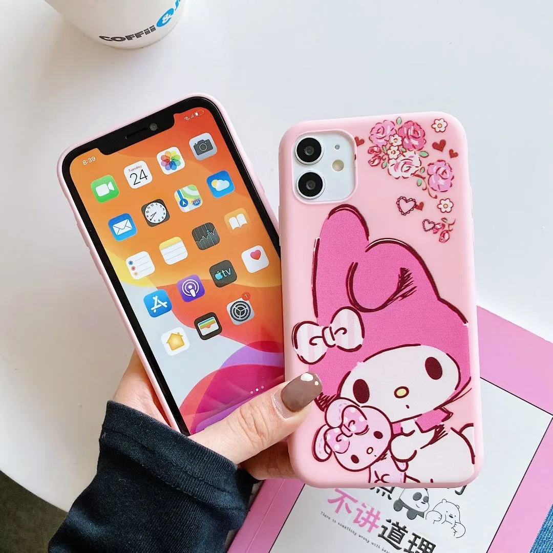 Cartoon My Melody Rabbit Phone Case With Lanyard Cartoon My Melody Rabbit Phone Case With Lanyard