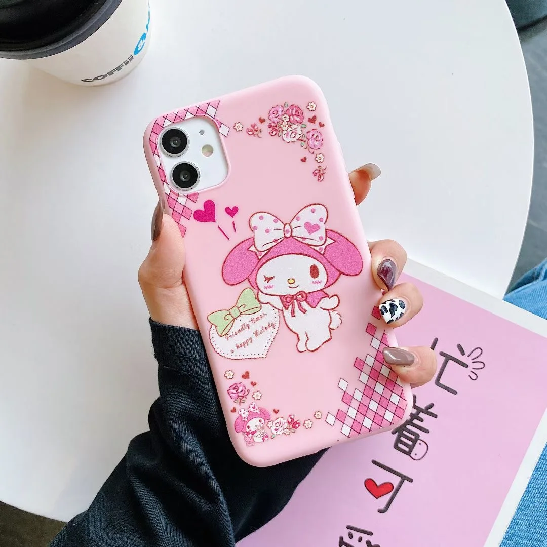 Cartoon My Melody Rabbit Phone Case With Lanyard Cartoon My Melody Rabbit Phone Case With Lanyard