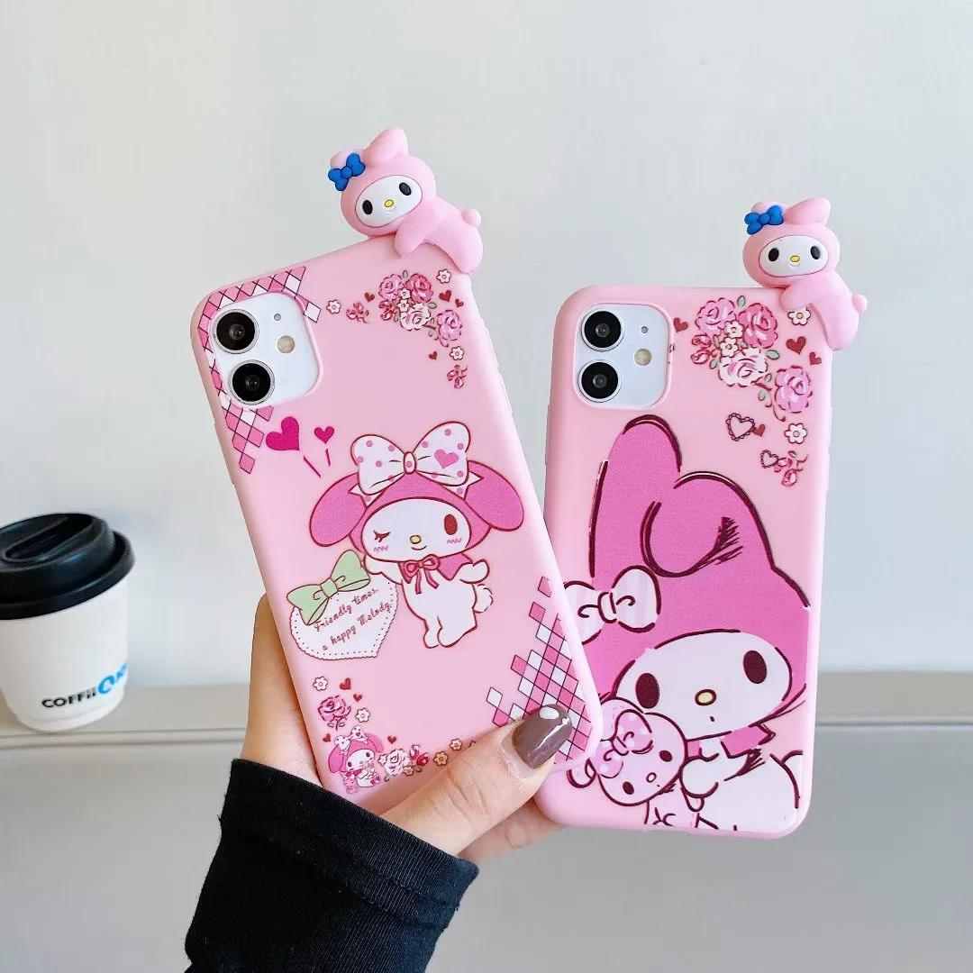 Cartoon My Melody Rabbit Phone Case With Lanyard Cartoon My Melody Rabbit Phone Case With Lanyard
