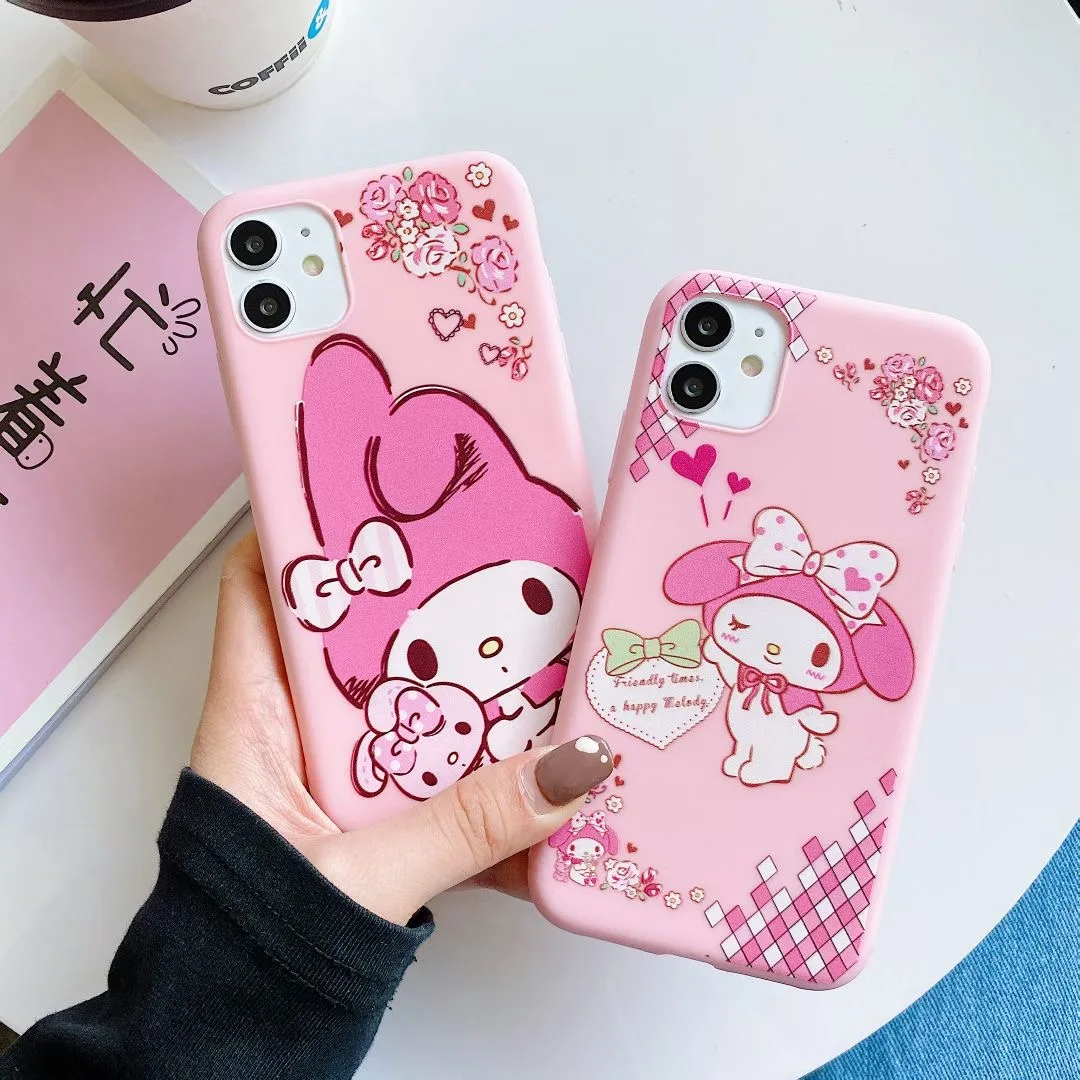 Cartoon My Melody Rabbit Phone Case With Lanyard Cartoon My Melody Rabbit Phone Case With Lanyard