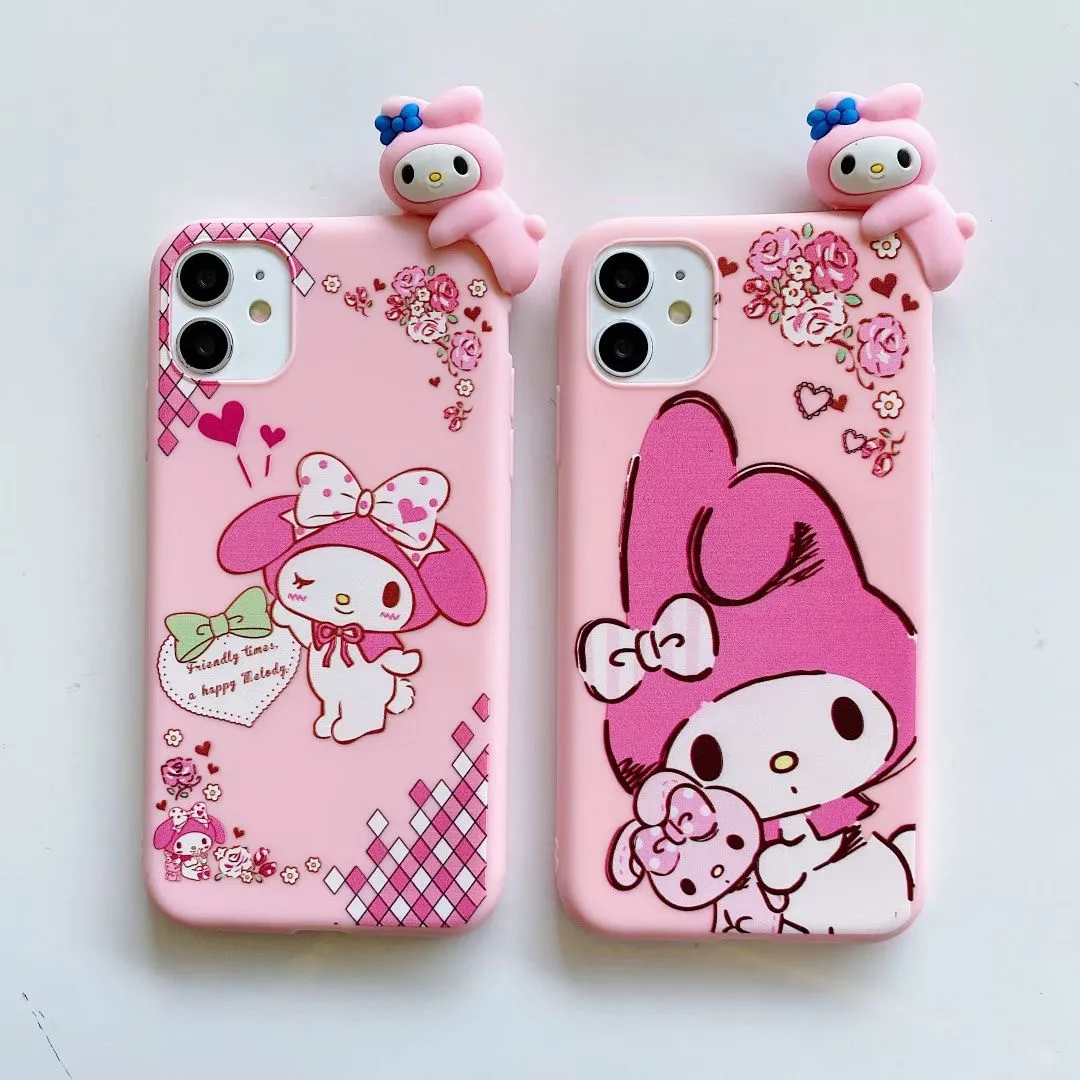 Cartoon My Melody Rabbit Phone Case With Lanyard Cartoon My Melody Rabbit Phone Case With Lanyard