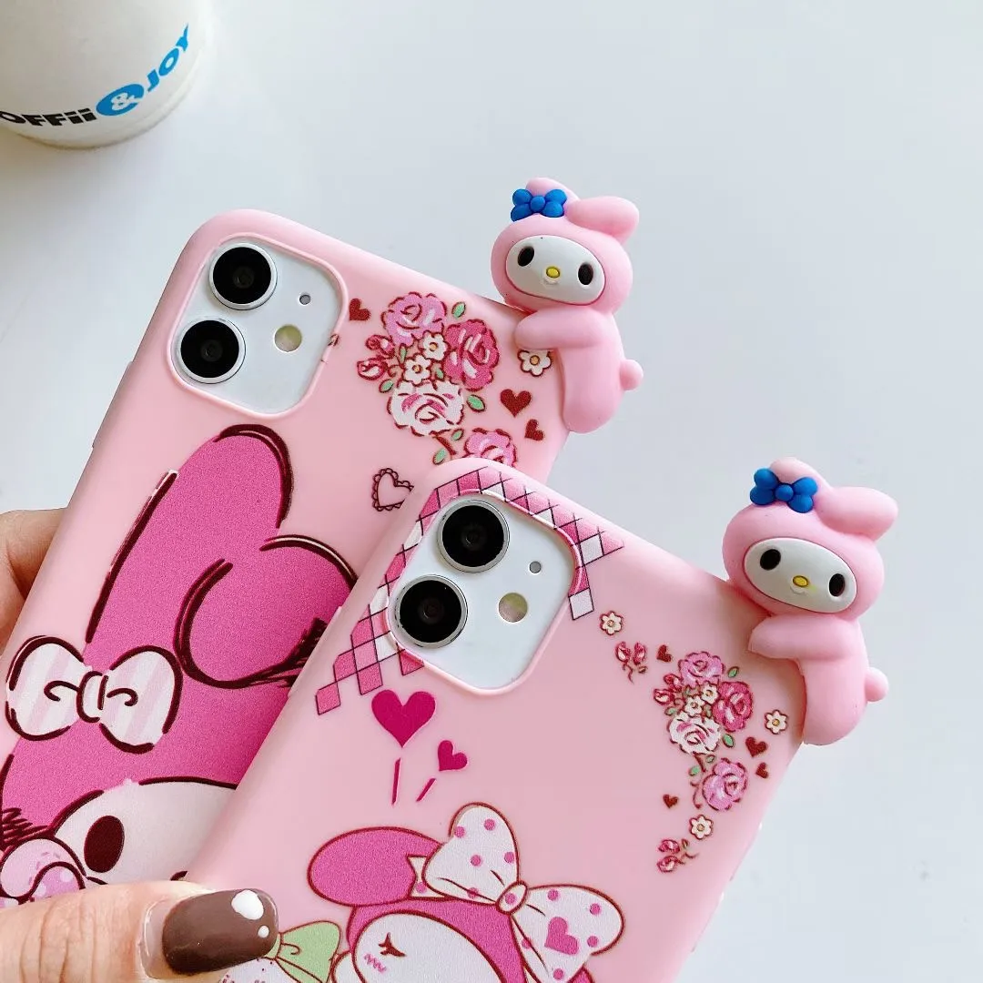 Cartoon My Melody Rabbit Phone Case With Lanyard Cartoon My Melody Rabbit Phone Case With Lanyard