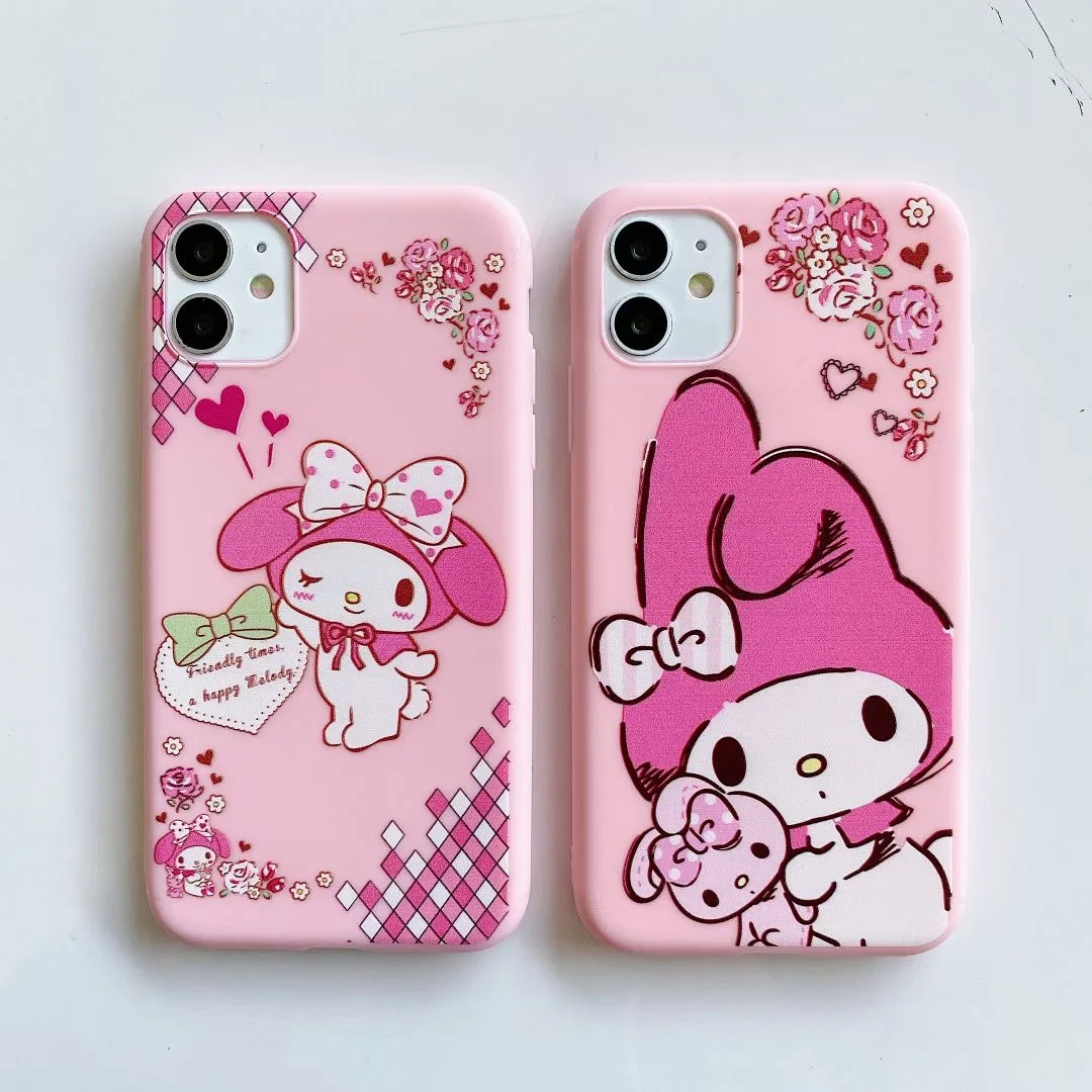 Cartoon My Melody Rabbit Phone Case With Lanyard Cartoon My Melody Rabbit Phone Case With Lanyard