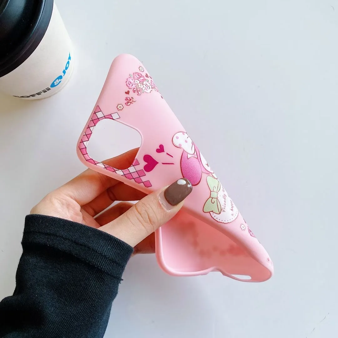 Cartoon My Melody Rabbit Phone Case With Lanyard Cartoon My Melody Rabbit Phone Case With Lanyard