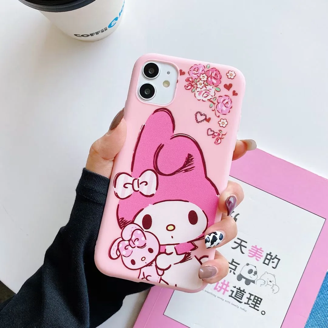 Cartoon My Melody Rabbit Phone Case With Lanyard Cartoon My Melody Rabbit Phone Case With Lanyard