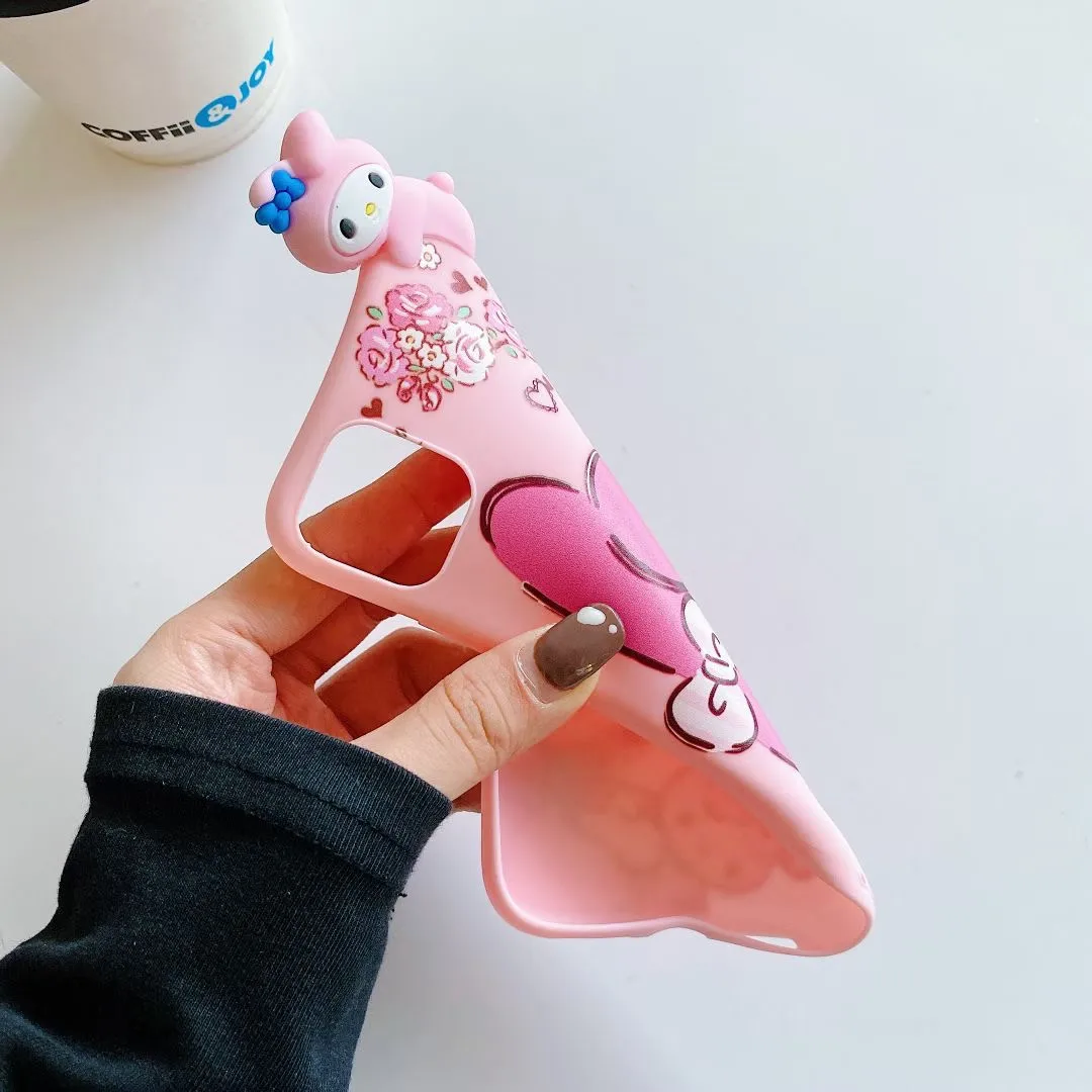 Cartoon My Melody Rabbit Phone Case With Lanyard Cartoon My Melody Rabbit Phone Case With Lanyard