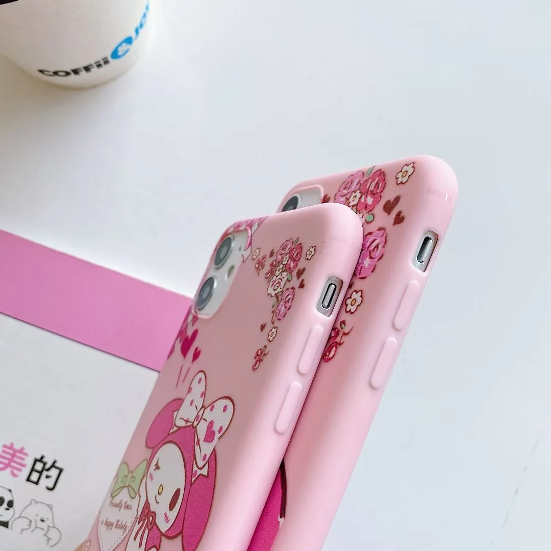 Cartoon My Melody Rabbit Phone Case With Lanyard Cartoon My Melody Rabbit Phone Case With Lanyard
