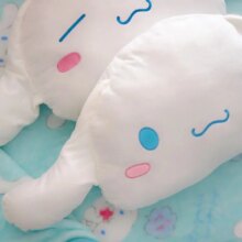 Anime Cinnamoroll Head Soft Pillow And Blanket Anime Cinnamoroll Head Soft Pillow And Blanket